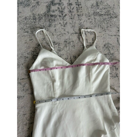 Lulus Feeling of Forever White Sleeveless Mermaid Maxi Wedding Dress NWT Medium - Picture 5 of 8